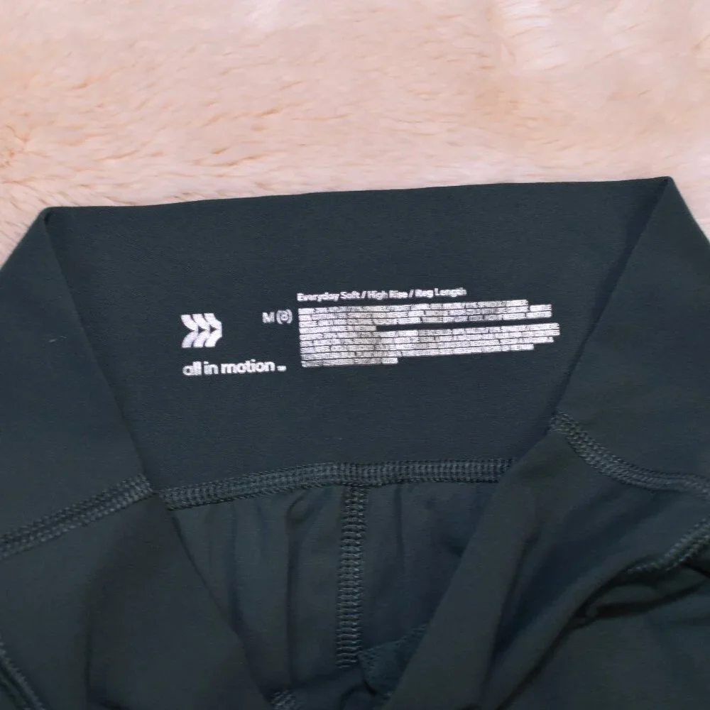 Girls Highrise Joggers Size 8 Full length Green Lightweight Activewear Pants